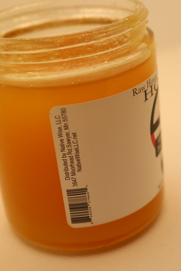 Raw honey jar