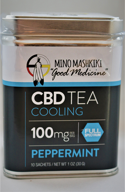 Peppermint tea tin