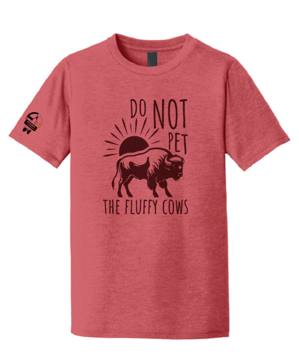 Kids Bison Shirt Red