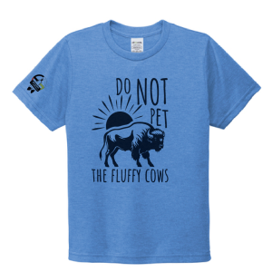 Kids Bison Shirt Blue